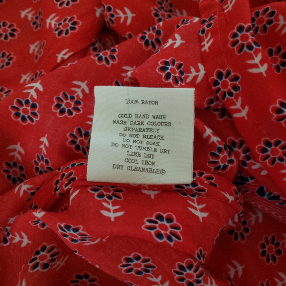 Reserved ❤❤Spell Gypsiana Red NWT Maxi split skirt SZ XL ❤ - Picture 6 of 15
